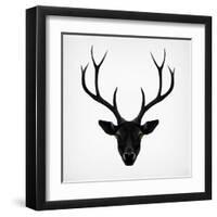 The Black Deer-Ruben Ireland-Framed Art Print