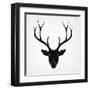 The Black Deer-Ruben Ireland-Framed Art Print