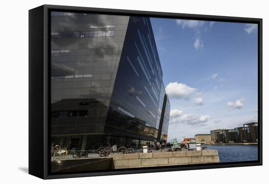 The Black Diamond Building, Housing the Royal Library, Copenhagen, Denmark, Scandinavia, Europe-Yadid Levy-Framed Stretched Canvas