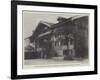 The Black Eagle Hotel, Grindelwald, Recently Destroyed by Fire-null-Framed Giclee Print