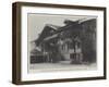 The Black Eagle Hotel, Grindelwald, Recently Destroyed by Fire-null-Framed Giclee Print