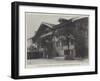 The Black Eagle Hotel, Grindelwald, Recently Destroyed by Fire-null-Framed Giclee Print