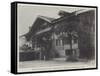 The Black Eagle Hotel, Grindelwald, Recently Destroyed by Fire-null-Framed Stretched Canvas