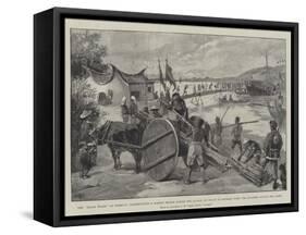 The Black Flags in Formosa-William Heysham Overend-Framed Stretched Canvas