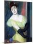 The Black Gloves by Zandomeneghi, Federico (1841-1917)-Federigo Zandomeneghi-Mounted Giclee Print