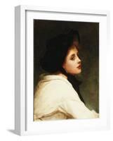 The Black Hat, 1892-Philip Hermogenes Calderon-Framed Giclee Print