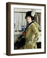 The Black Hat-Francis Campbell Boileau Cadell-Framed Giclee Print