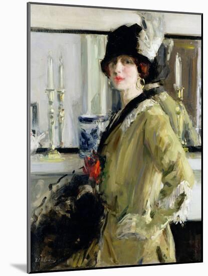 The Black Hat-Francis Campbell Boileau Cadell-Mounted Giclee Print