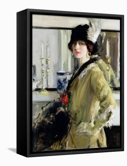 The Black Hat-Francis Campbell Boileau Cadell-Framed Stretched Canvas