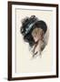 The Black Hat-Harrison Fisher-Framed Art Print