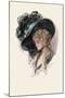 The Black Hat-Harrison Fisher-Mounted Art Print