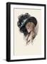 The Black Hat-Harrison Fisher-Framed Art Print