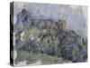 The Black House-Paul Cézanne-Stretched Canvas