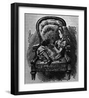 The Black Kitten-John Tenniel-Framed Giclee Print