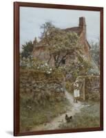 The Black Kitten-Helen Allingham-Framed Giclee Print