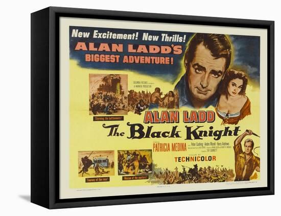 The Black Knight, UK Movie Poster, 1954-null-Framed Stretched Canvas