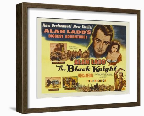 The Black Knight, UK Movie Poster, 1954-null-Framed Art Print