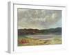 The Black Lake, 1872-Gustave Courbet-Framed Giclee Print