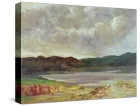 The Black Lake, 1872-Gustave Courbet-Stretched Canvas
