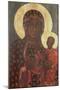 The Black Madonna of Jasna Gora, Byzantine-Russian Icon, 14th Century-null-Mounted Giclee Print