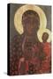 The Black Madonna of Jasna Gora, Byzantine-Russian Icon, 14th Century-null-Stretched Canvas