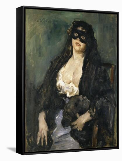 The Black Mask-Lovis Corinth-Framed Stretched Canvas