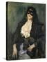 The Black Mask-Lovis Corinth-Stretched Canvas