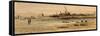 The Black Middens, North Shields-George Balmer-Framed Stretched Canvas