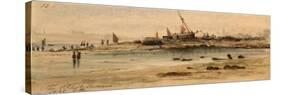 The Black Middens, North Shields-George Balmer-Stretched Canvas