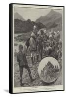 The Black Mountain Expedition, General Elles and Staff Getting First Sight of the Enemy at Shringri-Richard Caton Woodville II-Framed Stretched Canvas