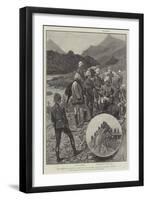 The Black Mountain Expedition, General Elles and Staff Getting First Sight of the Enemy at Shringri-Richard Caton Woodville II-Framed Giclee Print