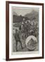 The Black Mountain Expedition, General Elles and Staff Getting First Sight of the Enemy at Shringri-Richard Caton Woodville II-Framed Giclee Print
