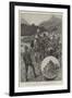 The Black Mountain Expedition, General Elles and Staff Getting First Sight of the Enemy at Shringri-Richard Caton Woodville II-Framed Giclee Print