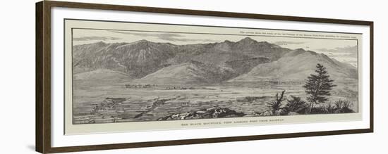 The Black Mountain, View Looking West from Bagrwan-null-Framed Giclee Print