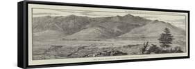 The Black Mountain, View Looking West from Bagrwan-null-Framed Stretched Canvas