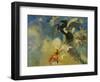 The Black Pegasus, 1909-1910-Odilon Redon-Framed Giclee Print