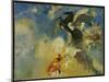 The Black Pegasus-Odilon Redon-Mounted Giclee Print