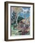 The Black Pigs by Paul Gauguin-Paul Gauguin-Framed Giclee Print