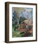 The Black Pigs-Paul Gauguin-Framed Art Print