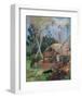 The Black Pigs-Paul Gauguin-Framed Art Print