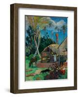 The Black Pigs-Paul Gauguin-Framed Giclee Print