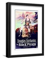 The Black Pirate - Movie Poster Reproduction-null-Framed Photo