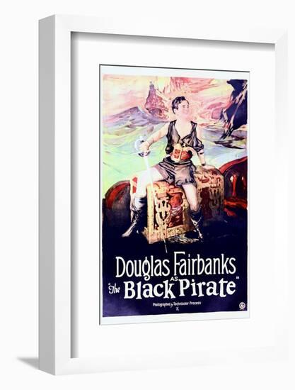 The Black Pirate - Movie Poster Reproduction-null-Framed Photo