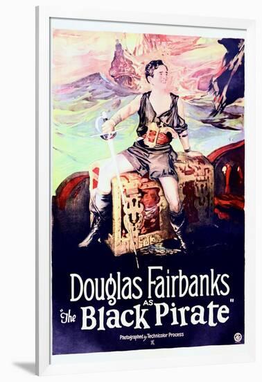 The Black Pirate - Movie Poster Reproduction-null-Framed Photo