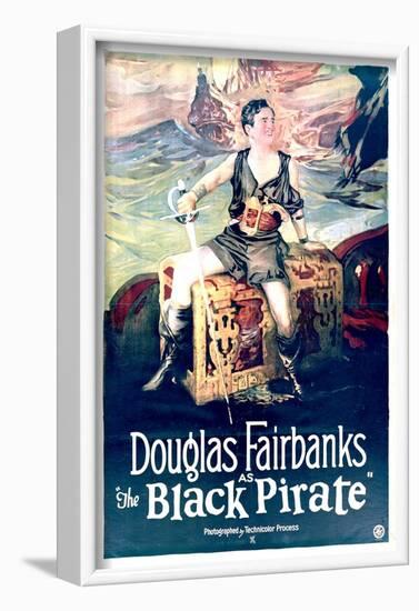 The Black Pirate - Movie Poster Reproduction-null-Framed Photo