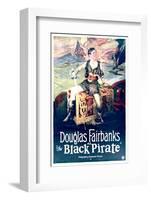 The Black Pirate - Movie Poster Reproduction-null-Framed Photo