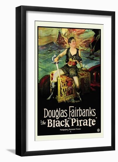 The Black Pirate-null-Framed Art Print