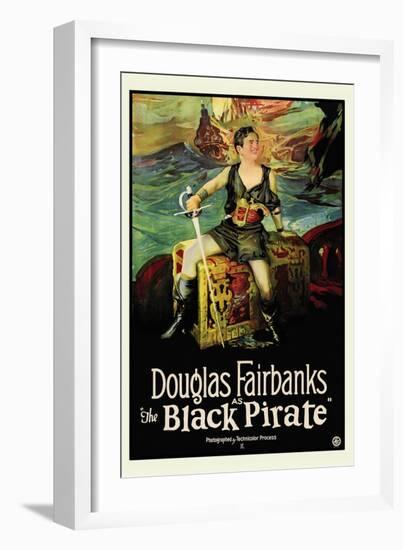 The Black Pirate-null-Framed Art Print