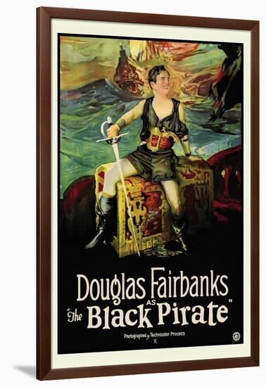 The Black Pirate-null-Framed Art Print