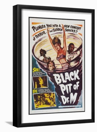 The Black Pit of Dr. M, (aka 'Misterios De Ultratumba'; 'Mysteries From Beyond the Grave'), 1959-null-Framed Photo